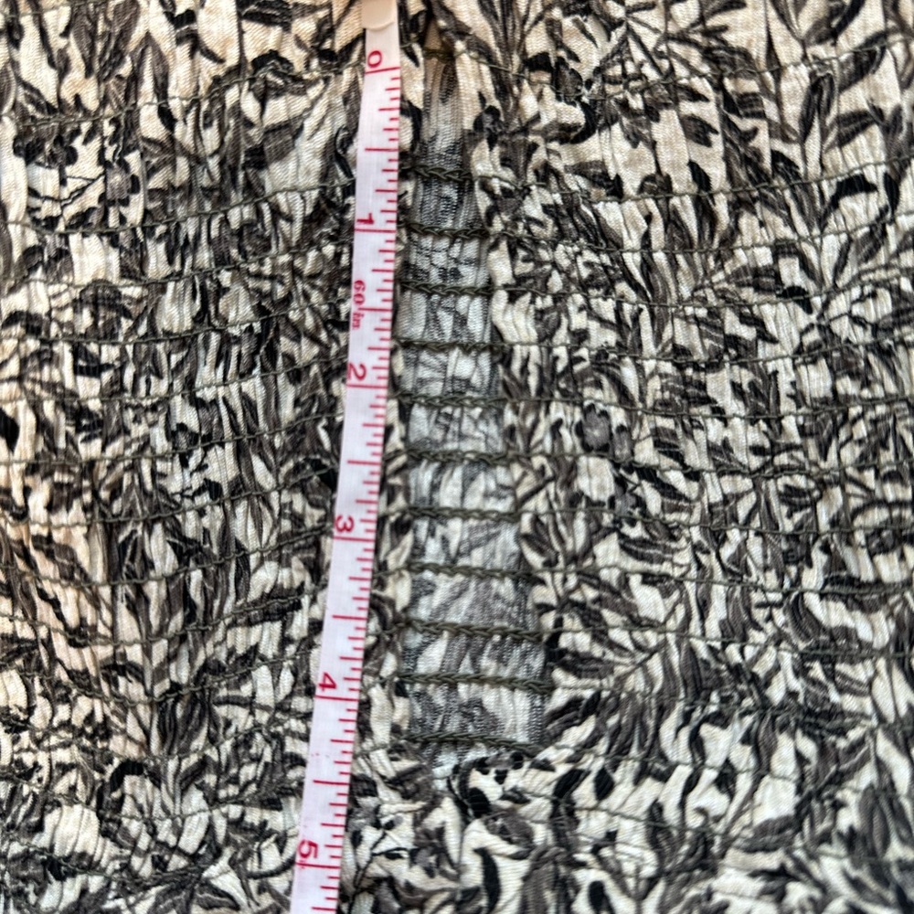 H&M Smocked Maxi Pattern Dress, Spring - Picture 12 of 13
